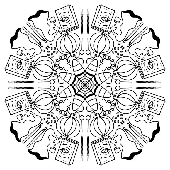 Adult Mandala Coloring Book, Therapeutic Coloring Book, Mindful Coloring Book - Picture 9 of 9